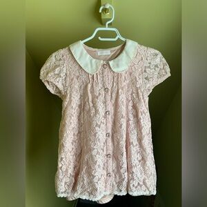 Liz Lisa pink lace top